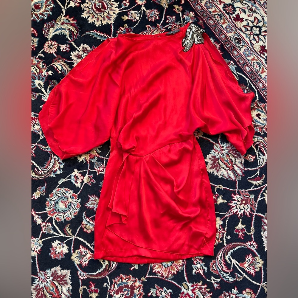 Red beautiful dress